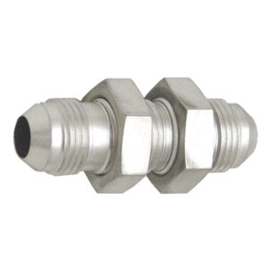 Straight Bulkhead Flare Union -08