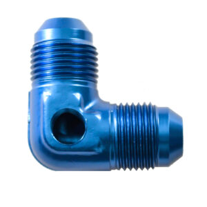 90° Flare with 1/8 Port -10