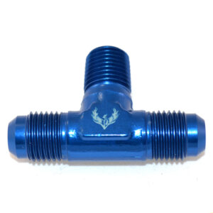 Flare to Pipe TEE on Branch  -08 | 3/8 NPT