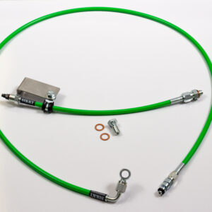 Universal T56 Clutch Line Kit, to work with Wilwood master cylinder. 48" long feed line, 12" bleeder line