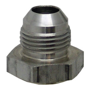 Weld Bung Male Hex Base -06 | 9/16 x 18 Al