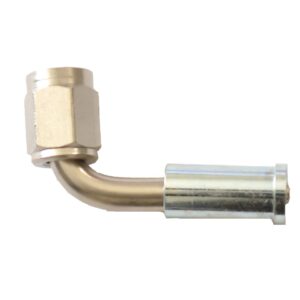 Crimp PTFE Hose End 90° | -06