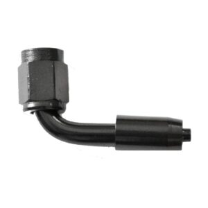 Crimp PTFE Hose End 90° | -03