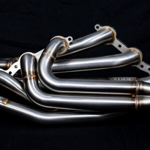 BMW E46 LS Swap Headers Stainless Steel Long Tube 1 7/8" Primaries with 3" Merge Collector and Complete V-band Clamp Assembly (Gaskets and Hardware Included)