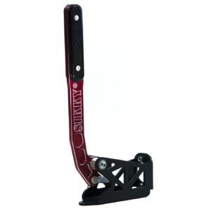 Reverse Mount Pull Back Style Hydraulic Handbrake - Red Handle