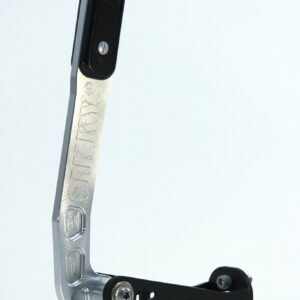 Reverse Mount Pull Back Style Hydraulic Handbrake - Silver Handle