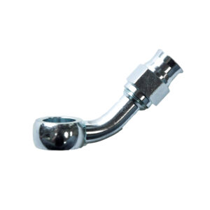 Reusable Banjo Hose End -03 x 11MM-7/16 x 45° Steel