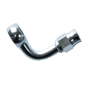 Reusable Banjo Hose End -03 x 10MM x 90° Stainless