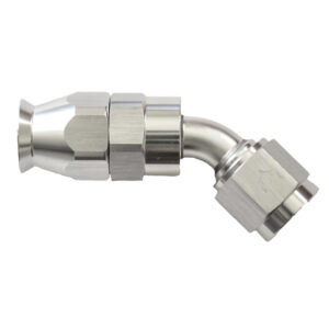 Reusable PTFE Hose End -06 x 45°