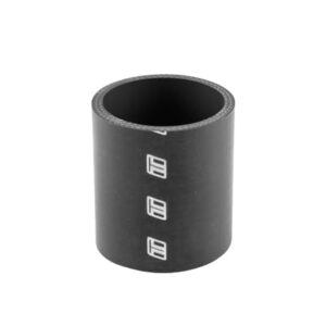 Straight 60mm ID x 75mm - Black