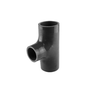 Hose Tee 2.00" ID 1.5" spout - Black