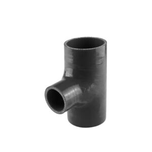 Hose Tee 2.50" ID 1.5" spout - Black