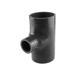 Hose Tee 3.00" ID 1.5" spout - Black