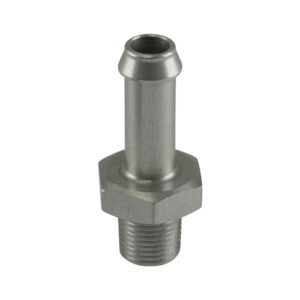 Clear, 8mm / 5/16" Hose End to 1/8 NPT Male Straight