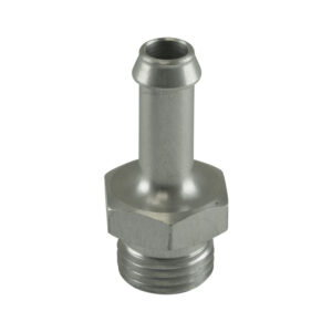 Clear, 8mm / 5/16" Hose End to -6 AN ORB Male Straight