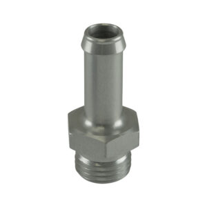 Clear, 10mm / 3/8" Hose End to -6 AN ORB Male Straight
