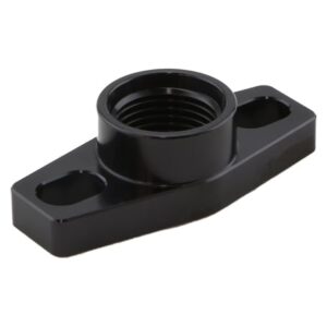 Billet AN-8 orb Turbo Drain adapter with Silicon O-ring. 38 - 44mm slotted hole center - small frame universal fit.