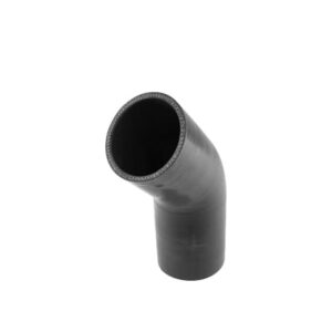 45 Elbow 2.50" Black