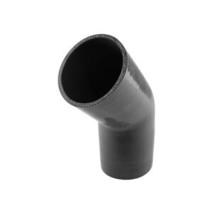 45 Elbow 3.50" Black
