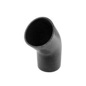 45 Elbow 4.00" Black